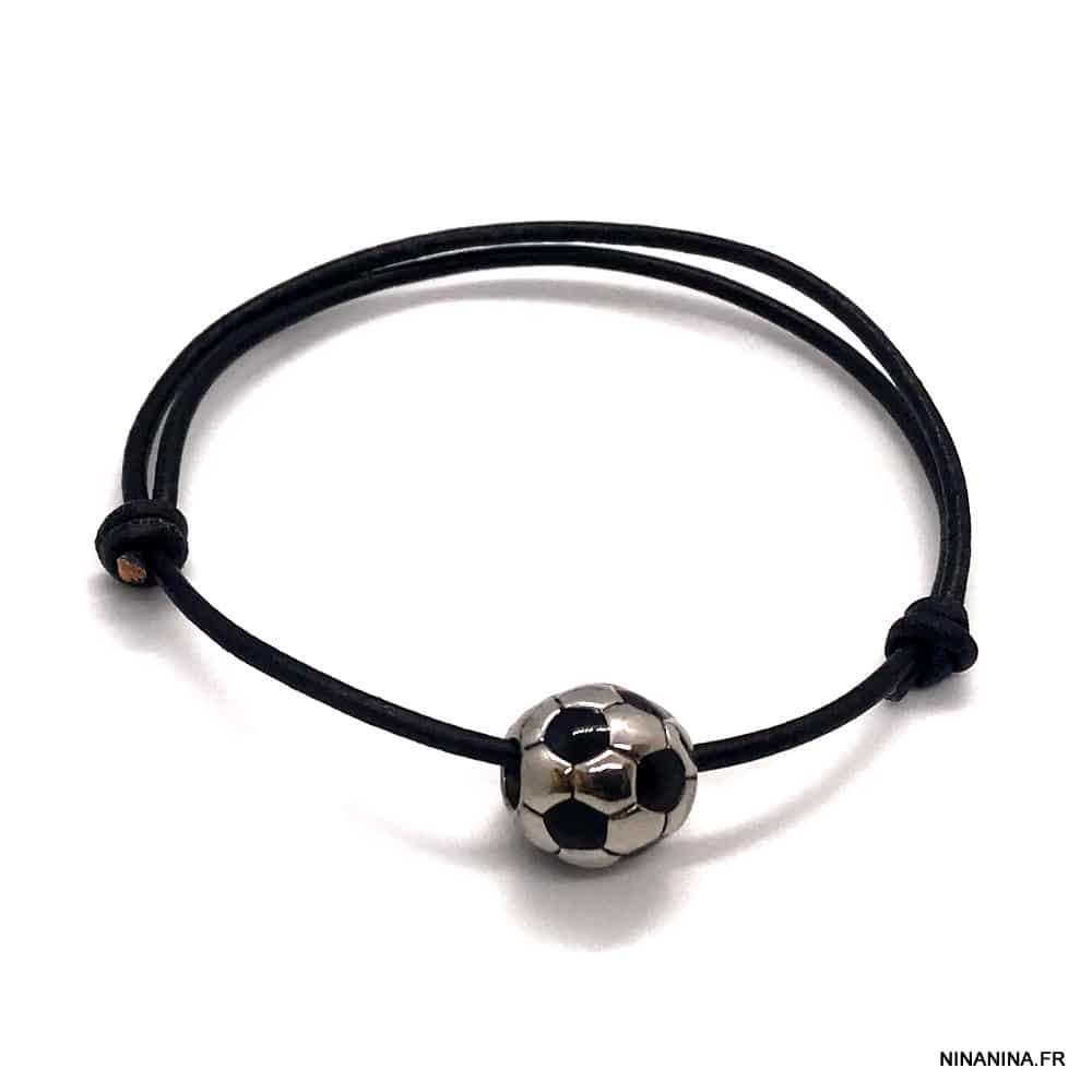 Bracelet Football - Argenté