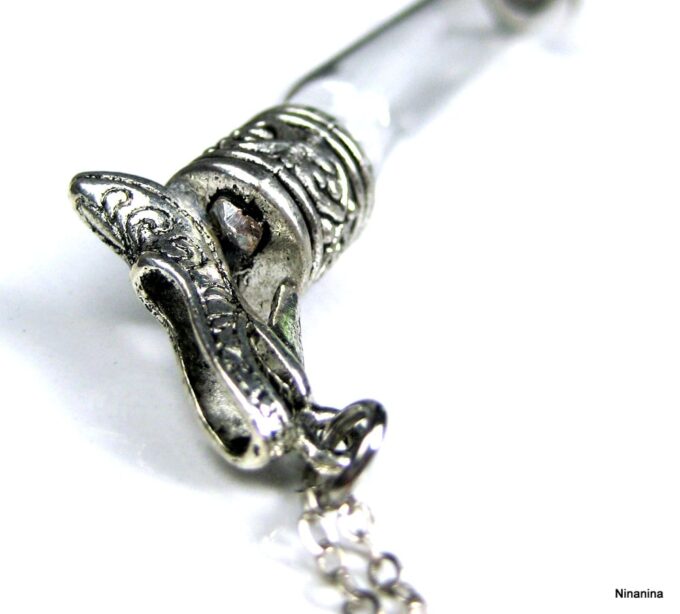 N2029terc collier fiole de parfum