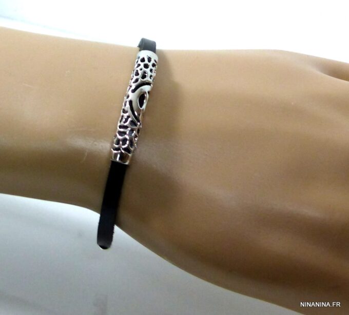 Bracelet Touareg Mixte en Argent Massif – Gravures Traditionnelles