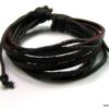 N2116d Bracelet homme cuir multirangs marron - Bijoux Bracelets hommes en ligne Ninanina