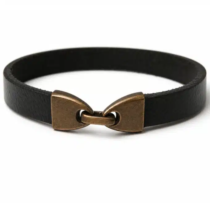 N2302e Bracelet personnalisé avec prénom homme ou femme cuir gravé – Bijoux Bracelets hommes en ligne Ninanina