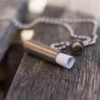 N2466a Collier message secret personnalisé homme Acier inoxydable - Bijoux Colliers hommes en ligne Ninanina