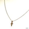 N2507a Collier Croix Plaqué Or Minimaliste Pour Femme - Bijoux Colliers Femmes en ligne Ninanina