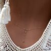 N2553d Chaine de taille Plaqué Or 14 carats motif losange - Bijoux Chaines en ligne Ninanina