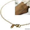 N2557a Bracelet cheville doré Plaqué Or gold filled 14 carats femme - Bijoux Chaines en ligne Ninanina