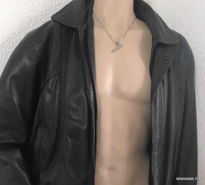 N2630a Pendentif Maroc - Collier marocain Acier inoxydable - Bijoux Colliers en ligne Ninanina