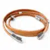N2708a Bracelet homme cuir 3 tours artisanal breloques argentées - Bijoux bracelets hommes en ligne Ninanina