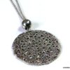 N274tera collier long sautoir acier inoxydable