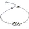 N3018b Bracelet Argent femme fin et minimaliste symbole infini - Bijoux Bracelets femmes en ligne Ninanina Bracelet Argent femme fin et minimaliste symbole infini