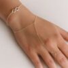 N3018c Bracelet Argent signe infini artisanal - bijou fin et minimaliste pour Femme - Bijoux Bracelets infinity en ligne Ninanina