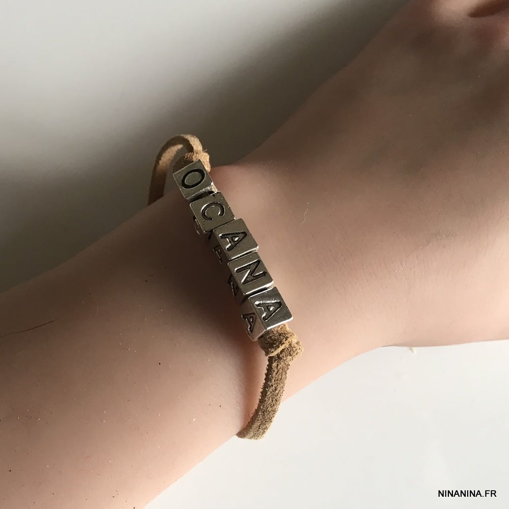 Bracelet Nounou personnalisé - Aismée