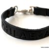 N3096 Bracelet pour homme personnalisé cuir et métal argent - Bijoux Bracelets en ligne Ninanina