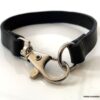 N3096a Bracelet pour homme personnalisé cuir et métal argent - Bijoux Bracelets en ligne Ninanina