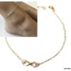 N3196a Chaine de cheville infini pour femme Argent 925 massif - Bijoux de pied en ligne Ninanina