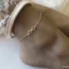 N3196e Chaine de cheville infini pour femme Argent 925 massif - Bijoux de pied en ligne Ninanina