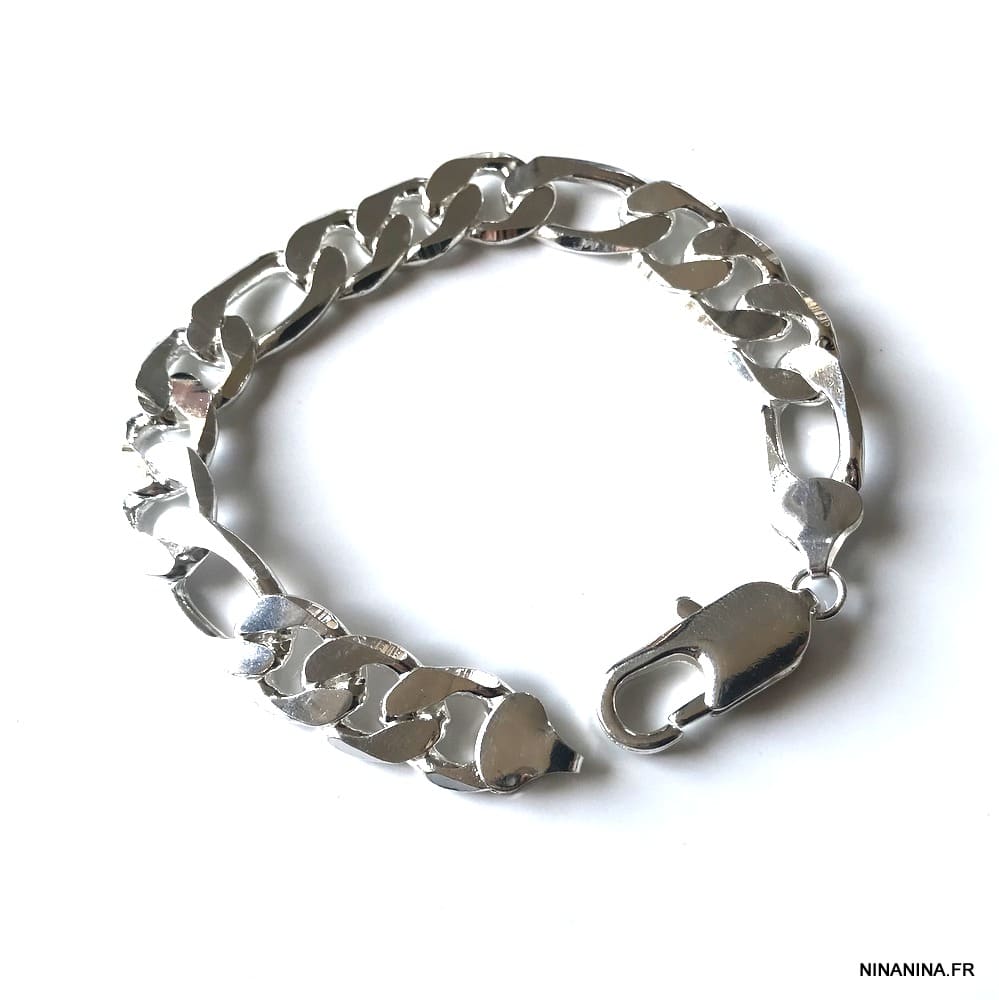 ▷ Acheter Bracelet Figaro Homme Argent 4mm – BIJOUX ARGENT FRANCE