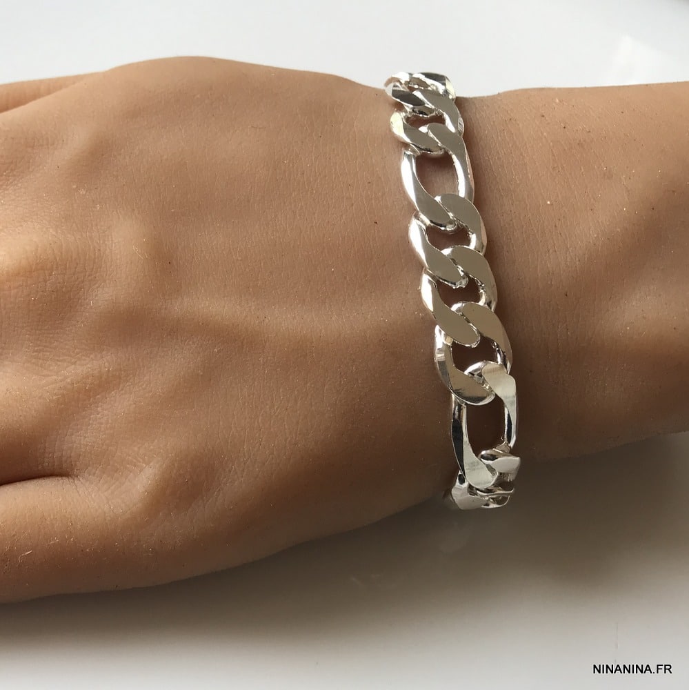 ▷ Acheter Bracelet Figaro Homme Argent 4mm – BIJOUX ARGENT FRANCE