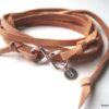 N3341c Bracelet infini femme personnalisé Argent 925 cordon cuir - Bijoux Bracelets femmes en ligne Ninanina