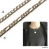 N3418g Collier photo homme pendentif rond Argent plaqué - Bijoux Colliers porte photo en ligne Ninanina
