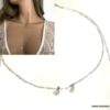 N3430a Sautoir personnalisé argent 925 femme - Collier long gravé - Bijoux Colliers en ligne Ninanina