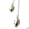 N3470tera collier long sautoir argent massif
