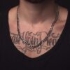 N3575d Chaine figaro homme Acier inoxydable argent 50 cm - Bijoux Colliers Hommes en ligne Ninanina