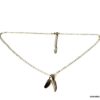 N3699 Collier plume femme en argent 925 deux plumes - Bijoux Colliers en ligne Ninanina