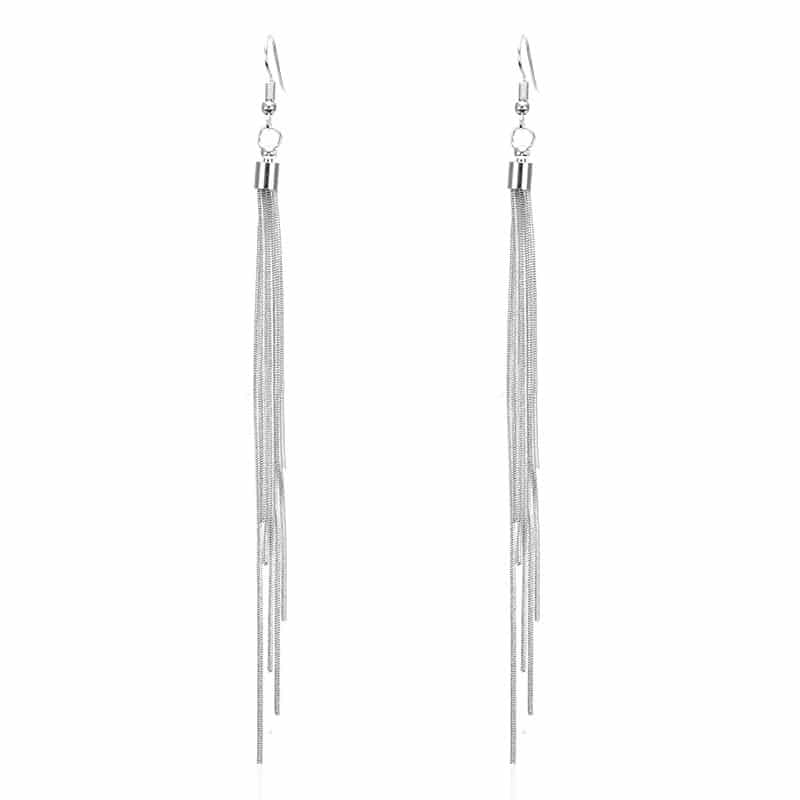 Boucles d'oreilles Argent chaînettes Bond St.