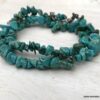 N3892d Bracelet perles turquoises irrégulières ships howlite turquoise - Bijoux Bracelets en ligne Ninanina