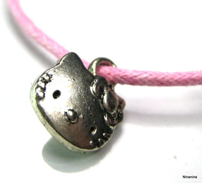 N389tera bracelet cordon enfant hello kitty