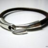 N3922b_bracelet_cuir_crochet_metal_argente