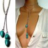 N3941_collier_long_acier_inoxydable_et_turquoise