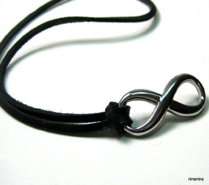 N3967c_collier_homme_cuir_et_infini_acier_inoxydable