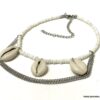 N4137 Bracelet au bras coquillage cauri rocaille blanche femme - Bijoux Bracelets en ligne Ninanina