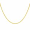 N4217a Collier maille serpent plaqué or acier femme - Bijoux Chaines Femmes en ligne Ninanina