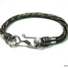 N4278g_Bracelet_homme_plaque_argent_fermoir_crochet