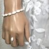 N4294a Bracelet poignet bague argent 925 et nacre - chaine de main - Bijoux Bracelets en ligne Ninanina