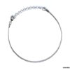 N4322c Chaine de cheville en argent 925 massif maille boule femme - Bijoux de pied en ligne Ninanina