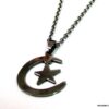 N4434e Collier Algerien – Pendentif Drapeau Algérie Acier inox – Bijoux Colliers Pendentifs en ligne Ninanina