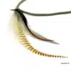 N4458a Collier femme plumes naturelles et Argent 925 cordon cuir - Bijoux colliers femmes en ligne Ninanina