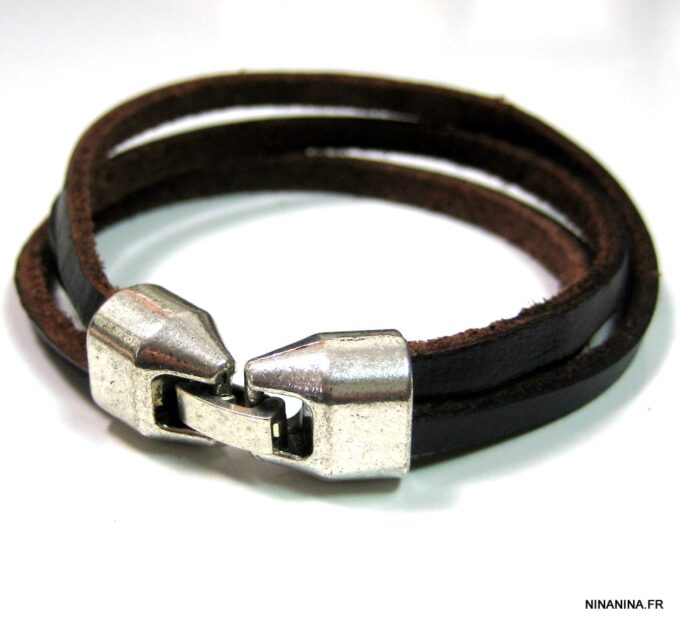 N4472c bracelet cuir JE T'AIME PAPA