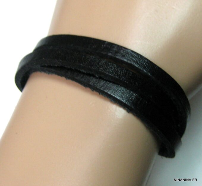 N4472j bracelet cuir JE T'AIME PAPA