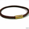 N4505_bracelet_cuir_fermoir_aimante_acier_inoxydable_dore_or