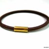 N4505b_bracelet_cuir_fermoir_aimante_acier_inoxydable_dore_or