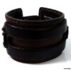 N4786 Bracelet de force en cuir marron pour homme - Bçijoux bracelets de forces hommes en ligne ninanina