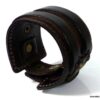 N4786a Bracelet de force en cuir marron pour homme - Bçijoux bracelets de forces hommes en ligne ninanina