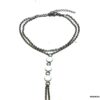 N4883b_Bracelet_de_pied_acier_inoxydable_emaille_blanc