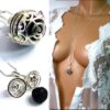 N4890bisd Collier long sautoir boule diffuseur de parfum métal argent