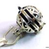 N4890bisf Collier long sautoir boule diffuseur de parfum métal argent