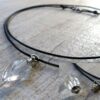 N4902a - Collier parfumeur mini flacon parfum pour femme cordon cuir - Bijoux colliers en ligne Ninanina